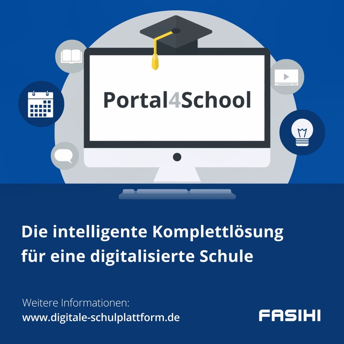 Portal4School – Die intelligente Komplettlösung für eine digitalisierte Schule/Ludwigshafener Softwarehaus Fasihi GmbH entwickelt neue Plattform für Schulen und deren Umfeld (FOTO)