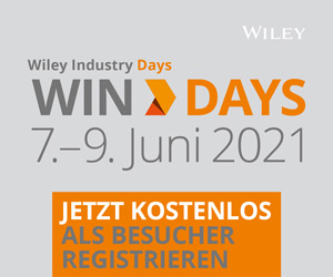WIN>DAYS 21, 7. ? 9. Juni 2021: Virtuelle Messe ?Wiley Industry Days?