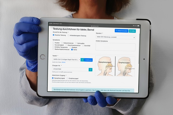 test4work.de: Corona-Schnelltests der Firmen-Mitarbeiter verwalten – kostenfrei und Datenschutz-konform! (FOTO)