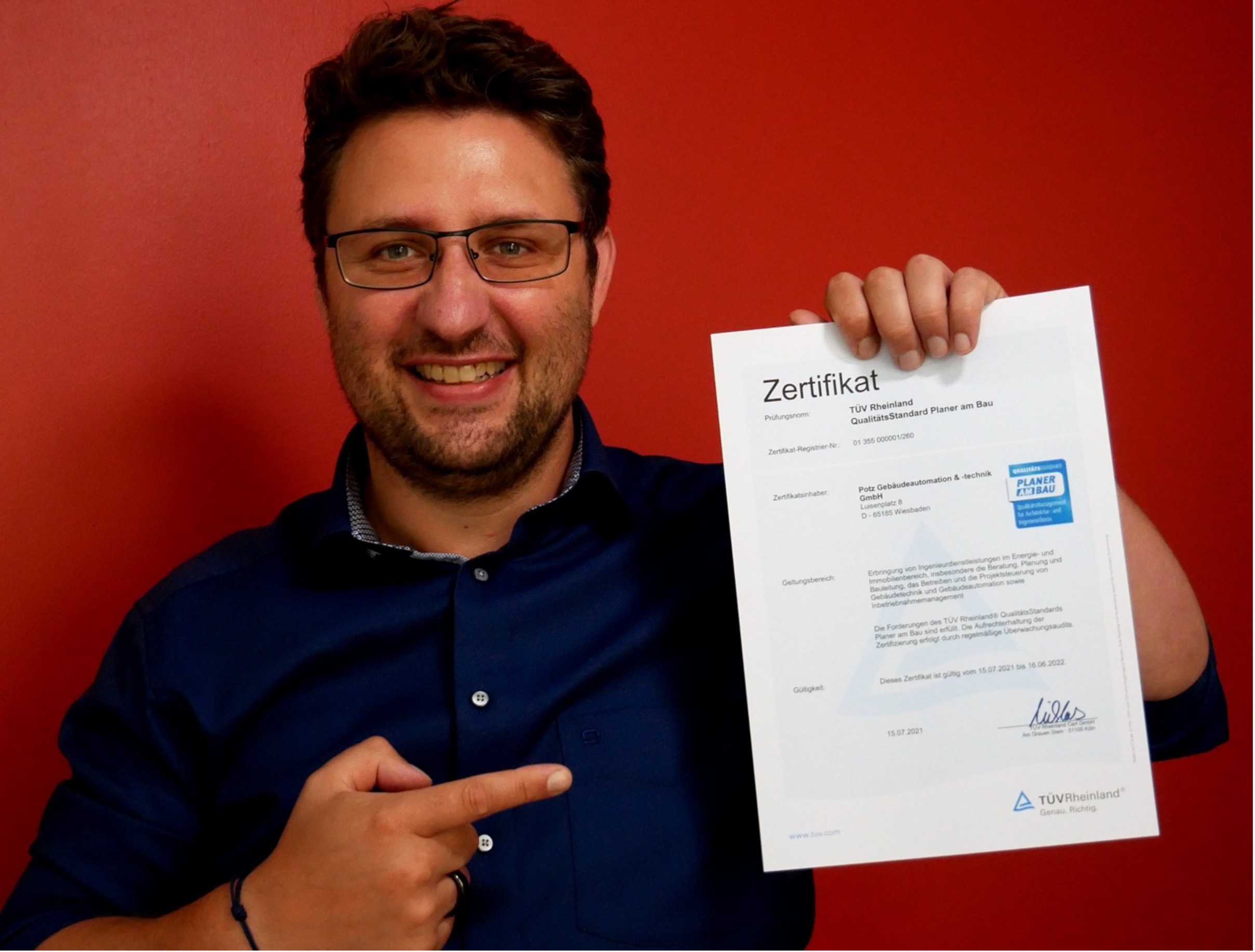 Potz Gebäudeautomation- & Technik qualitätszertifiziert