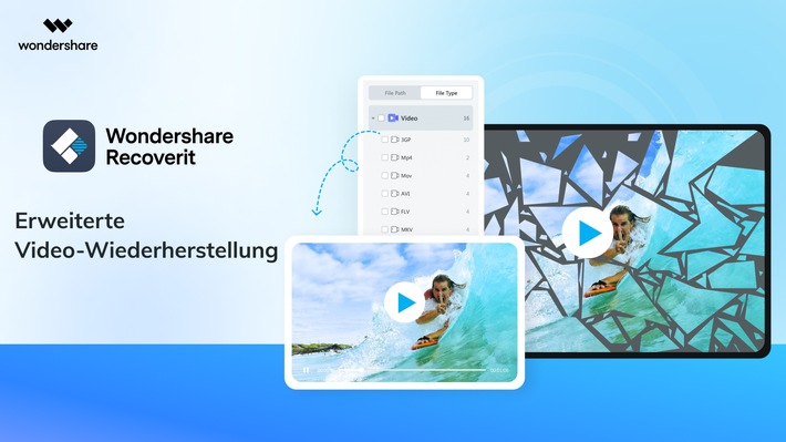 Wondershare Recoverit Version 10.0 mit erweiterten Video-Wiederherstellungsfunktionen veröffentlicht / Wiederherstellung hochauflösender Videos ohne Qualitätseinbußen (FOTO)