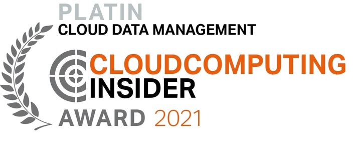 Syntax gewinnt CloudComputing-Insider IT-Award 2021 in Platin in der Kategorie „Cloud Data Management“ (FOTO)