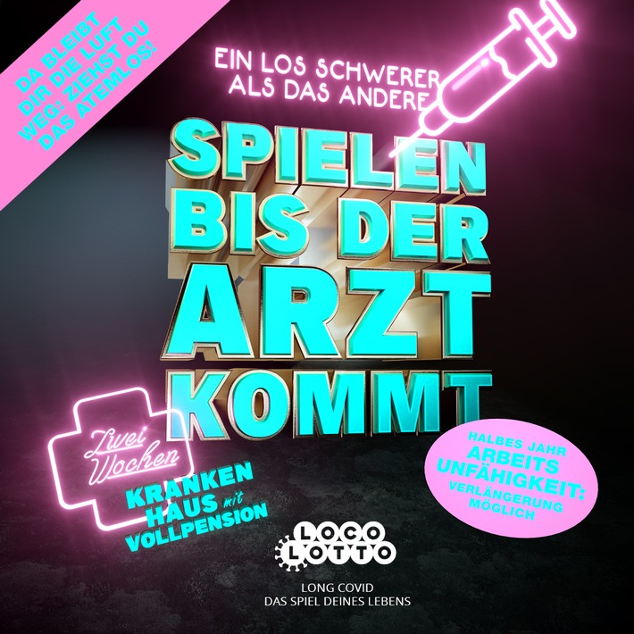 LOCO-LOTTO – Long Covid: das Spiel deines Lebens / Eine Aufklärungskampagne von PINK CARROTS (FOTO)