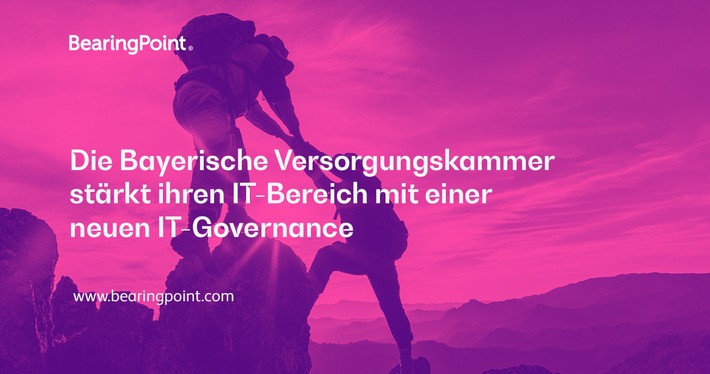 BearingPoint Best-Practice-Bericht: Die Bayerische Versorgungskammer stärkt ihren IT-Bereich mit einer neuen IT-Governance (FOTO)
