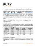 Fury gibt Ergebnisse der Jahreshauptversammlung bekannt