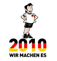 Wir Machen es! cyperfection mit Aktion zur Fußballweltmeisterschaft 2010
