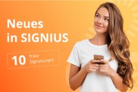 Neuer Service und kostenlose elektronische Signaturen