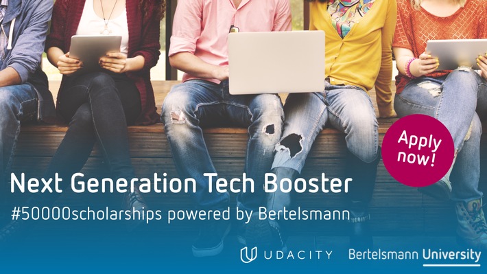 „Next Generation Tech Booster“: Bertelsmann vergibt weitere 50.000 Tech& Data-Stipendien (FOTO)