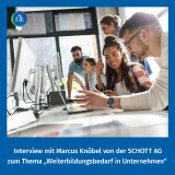 Interview zu Weiterbildungsbedarf in Unternehmen