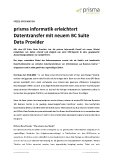 prisma informatik erleichtert Datentransfer mit neuem BC Suite Data Provider