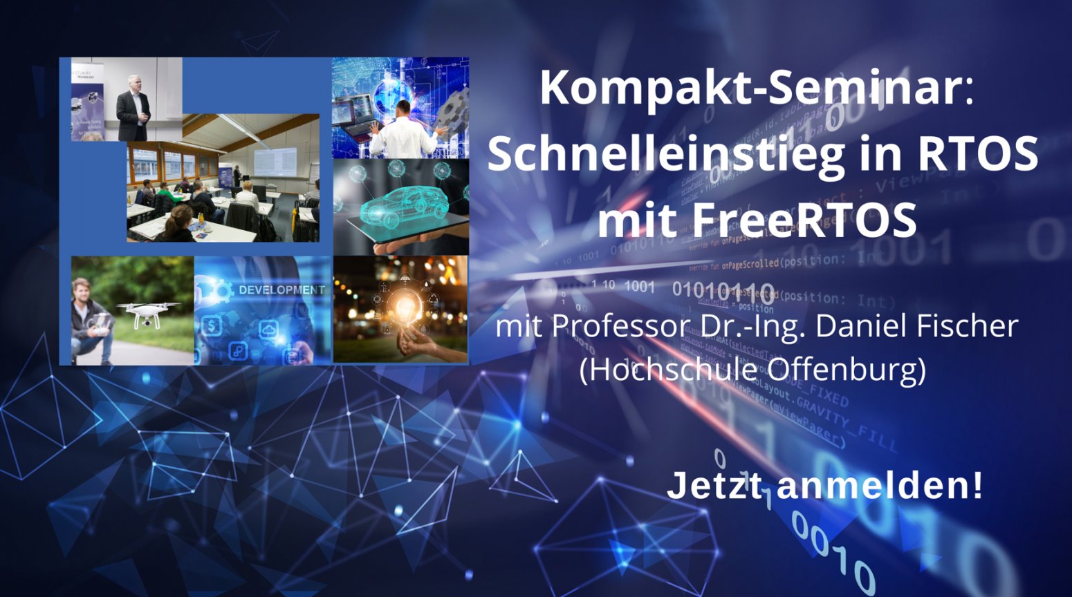 1-Tages-Kompakt-Seminar: Schnelleinstieg in RTOS mit FreeRTOS