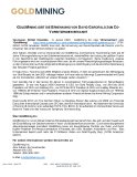 GoldMining gibt die Ernennung von David Garofalo zum Co-Vorsitzenden bekannt