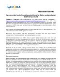 Karora meldet beste Quartalsproduktion aller Zeiten und produziert 39.810 Unzen Gold