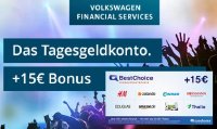 Tagesgeld-Bonus: Jetzt 3,1 Prozent Zinsen und 15 Euro Bonus via Discountfan.de