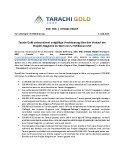Tarachi Gold unterzeichnet endgültige Vereinbarung über den Verkauf des Projekts Magistral im Wert von 5,7 Millionen USD