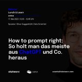 Webinar-Tipp: So holt man das meiste aus ChatGPT und Co. heraus Webinar-Tipp: So holt man das meiste aus ChatGPT und Co. heraus