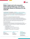 Esker rüstet sich mit erneuerter Unternehmensführung und neuem Associate Board of Directors für die Zukunft
