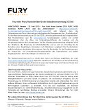 Fury reicht Proxy-Rundschreiben für die Aktionärsversammlung 2023 ein Fury reicht Proxy-Rundschreiben für die Aktionärsversammlung 2023 ein