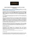 Osisko informiertüber den aktuellen Stand der CSA-Stream-Transaktion
