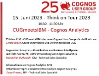 CUG Depesche 2023 Nr. 05– Cognos User Group e.V. auf der IBM Think