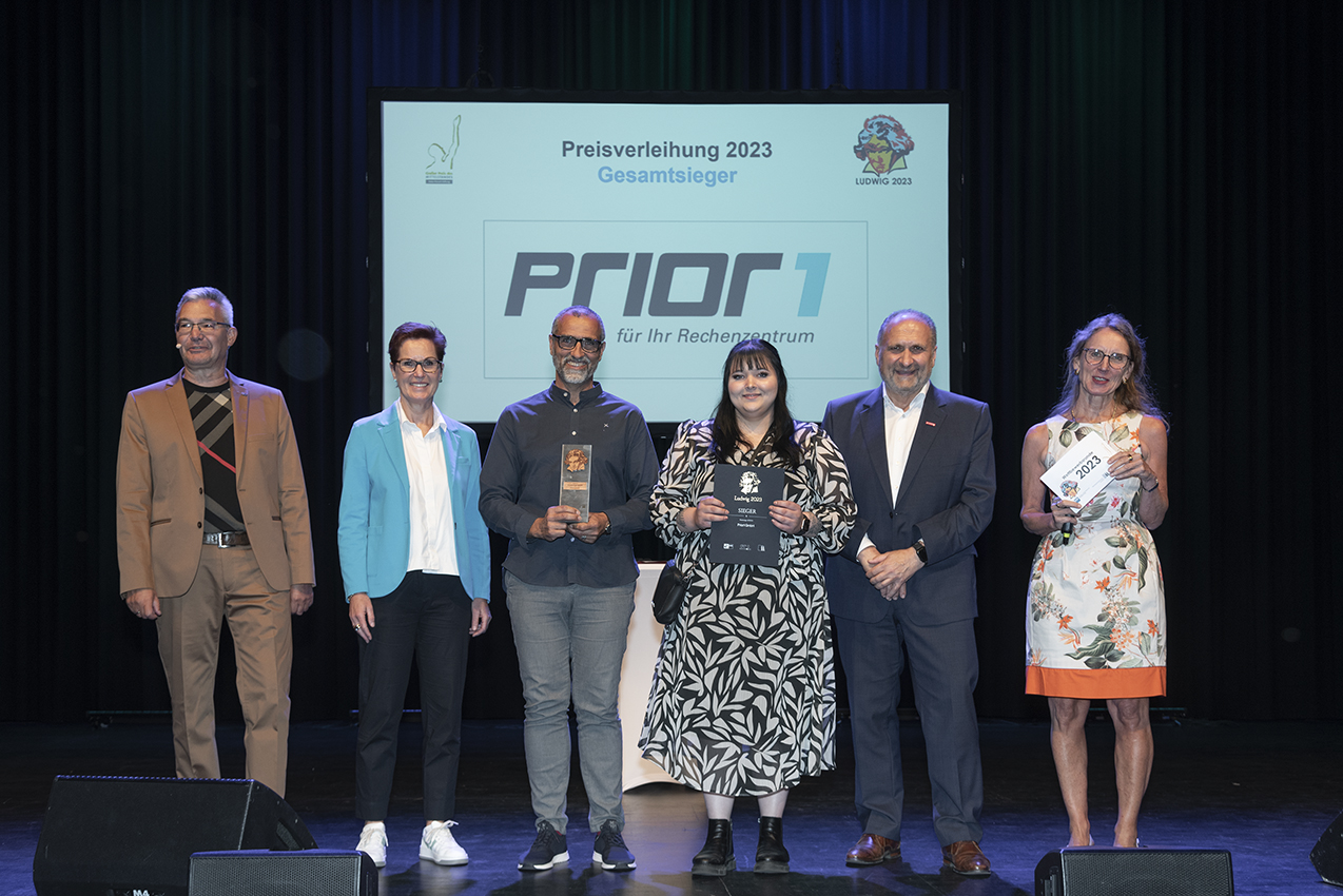 Prior1 gewinnt beim regionalen Mittelstandswettbewerb Ludwig Prior1 gewinnt beim regionalen Mittelstandswettbewerb Ludwig