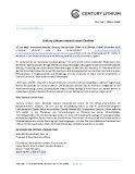Century Lithium ernennt neuen Direktor