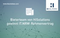 NRW-Rahmenvertrag für IT-Managementunterstützung und Beratung zur Modernisierung von E-Fachverfahren geht an Bieterteam von HiSolutions