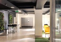 Postverteilung mit Paketkästen Postverteilung mit Paketkästen