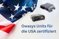 Owasys Telematik-Units für die USA zertifiziert Owasys Telematik-Units für die USA zertifiziert