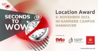 Bewerbungsstart zum Location Award 2023„Seconds to WOW“