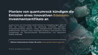 Pioniere von quantumrock kündigen die Emission eines innovativen Edelstein-Investmentzertifikats an Pioniere von quantumrock kündigen die Emission eines innovativen Edelstein-Investmentzertifikats an