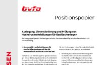 Neues bvfa-Positionspapier zu Hochdruckrohrleitungen für Gaslöschanlagen Neues bvfa-Positionspapier zu Hochdruckrohrleitungen für Gaslöschanlagen