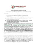 Canada Nickel meldet den erfolgreichen Abschluss der Kohlenstoffspeicher-Pilotanlage und bestätigt den Wert der Kohlenstoffspeicherkapazität