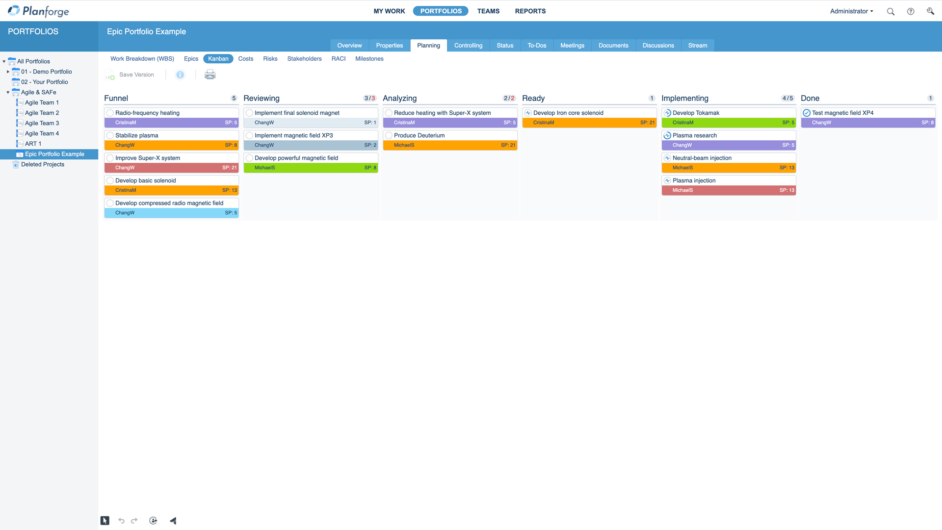 Planforge erweitert mit Version 23 die SAFe®-Unterstützung auf Lean Portfolio & OKRs Planforge erweitert mit Version 23 die SAFe®-Unterstützung auf Lean Portfolio & OKRs