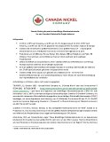 Canada Nickel gibt positive bankfähige Machbarkeitsstudie für sein Crawford-Nickelsulfid-Projekt bekannt