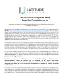 Latitude Uranium kündigt 5.000.000 C$ Bought Deal Privatplatzierung an