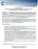 Ergebnisse für das Quartal und die neun Monate bis zum 30. September 2023 (NYSE AMERICAN: CMCL; AIM: CMCL; VFEX: CMCL)