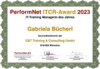 Award für Gabriela Bücherl