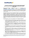 Gold Royalty berichtetüber die Finanz- und Betriebsergebnisse des dritten Quartals 2023 – anhaltendes Wachstum durch jüngste Akquisitionen