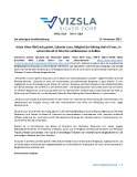 Vizsla Silver fühlt sich geehrt, Eduardo Luna, Mitglied der Mining Hall of Fame, in seinem Board of Directors willkommen zu heißen