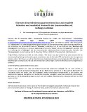 Führendes Stimmrechtsberatungsunternehmen Glass Lewis empfiehlt Aktionären von Consolidated Uranium für den Zusammenschluss mit IsoEnergy zu stimmen