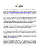 Consolidated Uranium gibt Abstimmungsergebnisse der Sonderversammlung bekannt