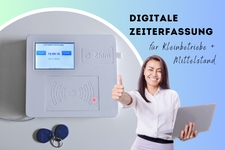 Digitale Zeiterfassung für Kleinbetriebe und Mittelstand