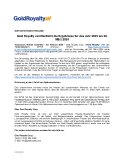 Gold Royalty veröffentlicht die Ergebnisse für das Jahr 2023 am 28. März 2024