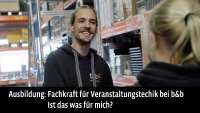 yolomio-Video informiertüber die Ausbildung für Veranstaltungstechnik