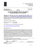 MAG Silver informiertüber aktualisierten technischer Bericht von Juanicipio