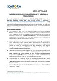 Karora Resources kündigt Fusion mit Westgold Resources an