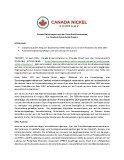 Canada Nickel beginnt mit der Front-End-Konstruktion im Crawford Nickel-Sulfid-Projekt