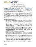 GoldMining veröffentlicht Nachhaltigkeitsbericht 2023