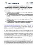Heliostar meldet Absichtserklärung für eine goldgebundene Kreditfazilität in Höhe von 20 Millionen USD zur Weiterentwicklung der Lagerstätte Ana Paula